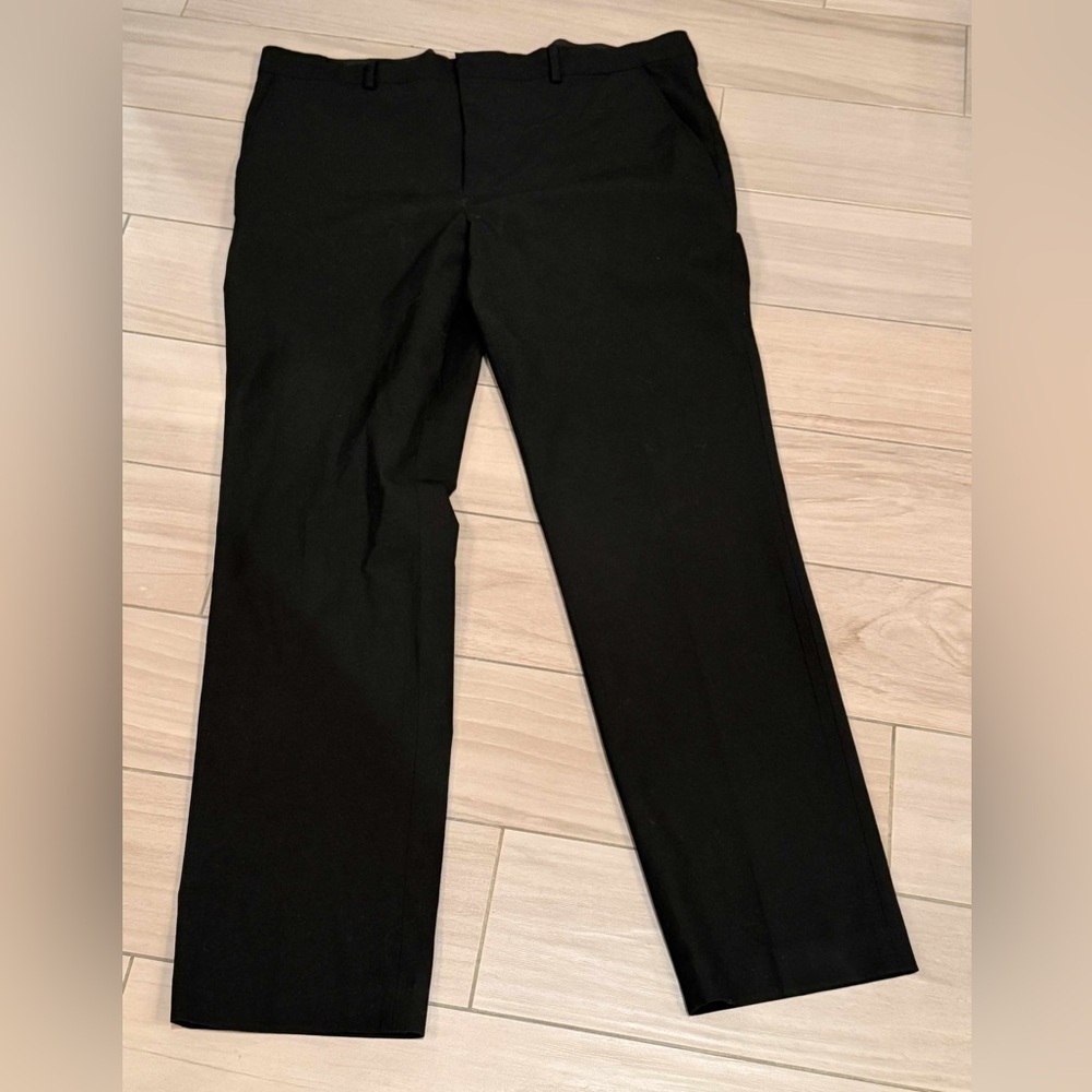 JF J.Ferrar Classic Black Dress Pants 36x32